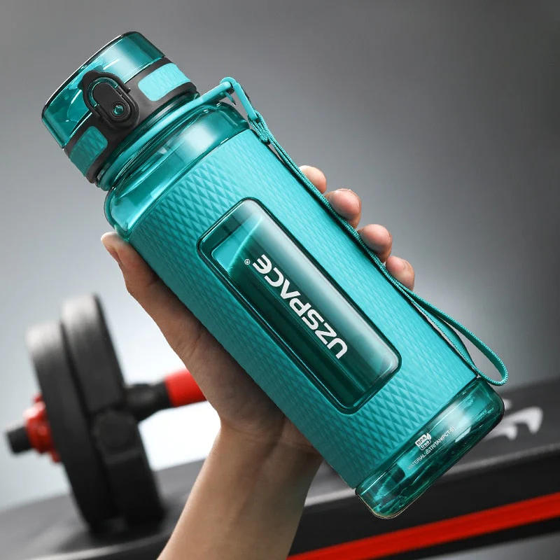 HULIANFU UZSPACE Sports Water Bottles Gym Leak-proof Drop-proof Portable Shaker Outdoor Travel Kettle Plastic Drink Water Bottle BPA Free - Deanwangkt