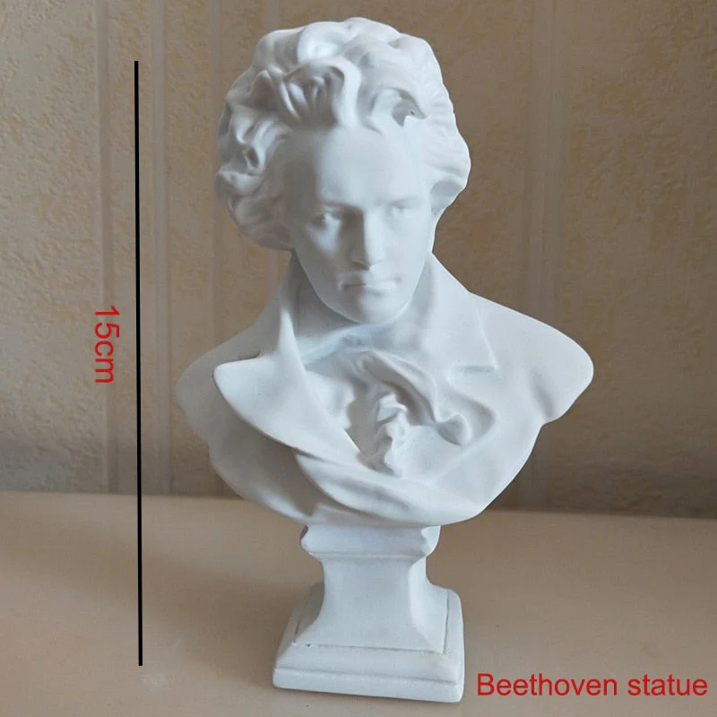 HULIANFU W&G Nordic Vase Home Decor Vase Creative Human Head Portrait Flower Vases Room Decoration Resin David Flower Vase Room Decor - Deanwangkt
