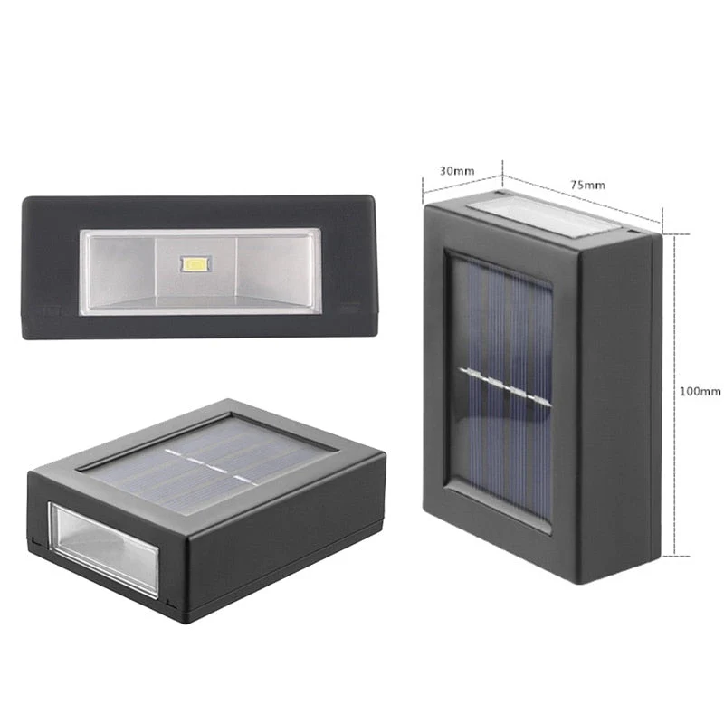 HULIANFU Smart Solar LED Outdoor Light Waterproof Garden Decor Lamps for Balcony Courtyard Street Wall Light Garden Outdoor Solar Lamp - Deanwangkt