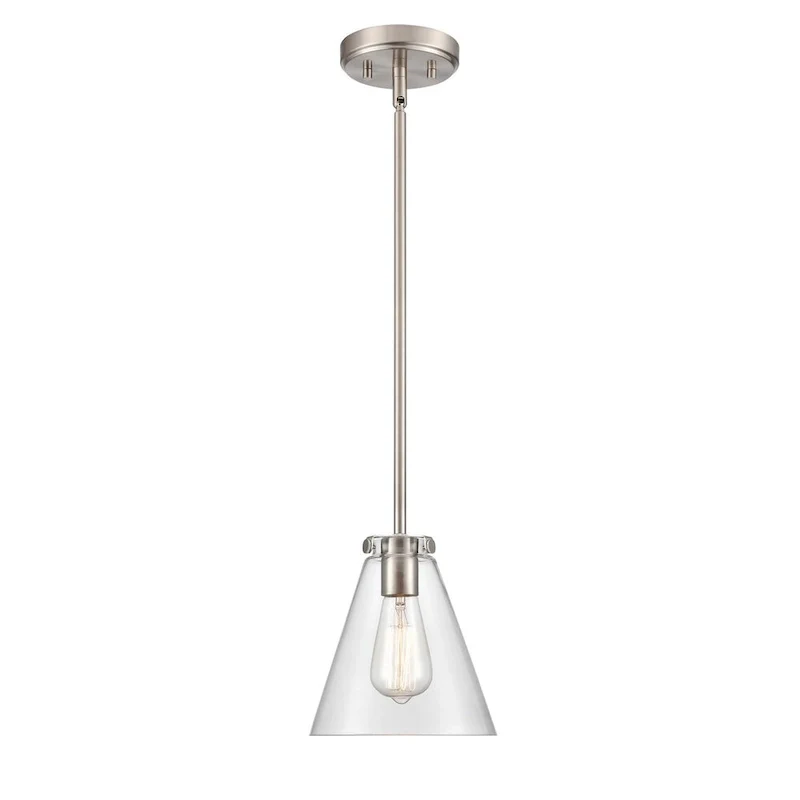 Millennium Lighting 8  Wide Mini Pendant with Clear Glass Shade