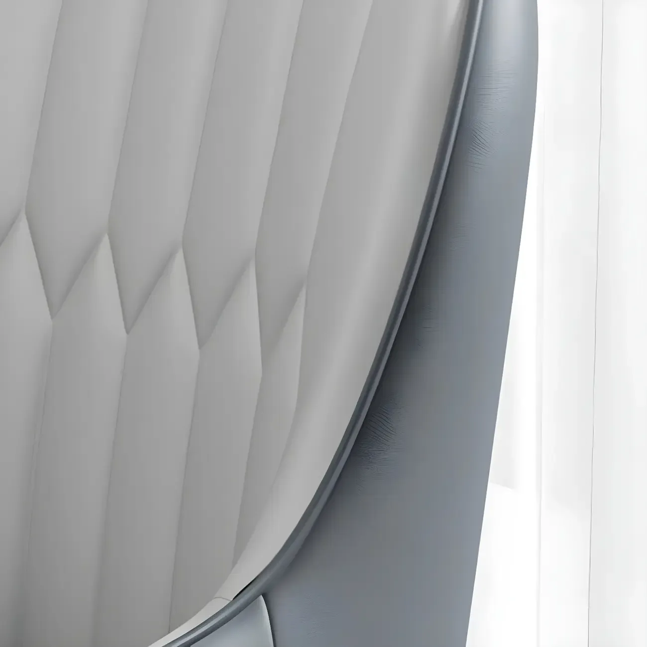 Modern Leather Upholstered Dining Chair with Arms