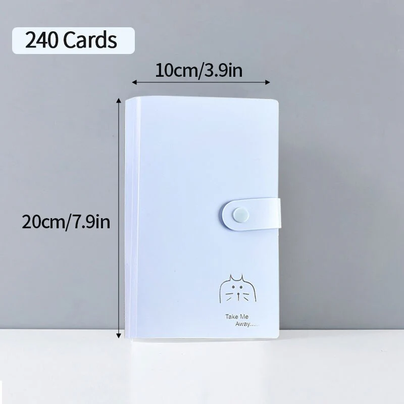 HULIANFU Photocard Holder Collection Album Idol Chasing Star Binder Photocards Collection Book Large-capacity Ticket Card Book Card Bag - Deanwangkt