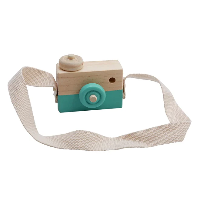 HULIANFU Nordic European Style Camera Toys Baby Kids Room Decor Furnishing Articles Child Christmas Birthday Wood Gifts - Deanwangkt