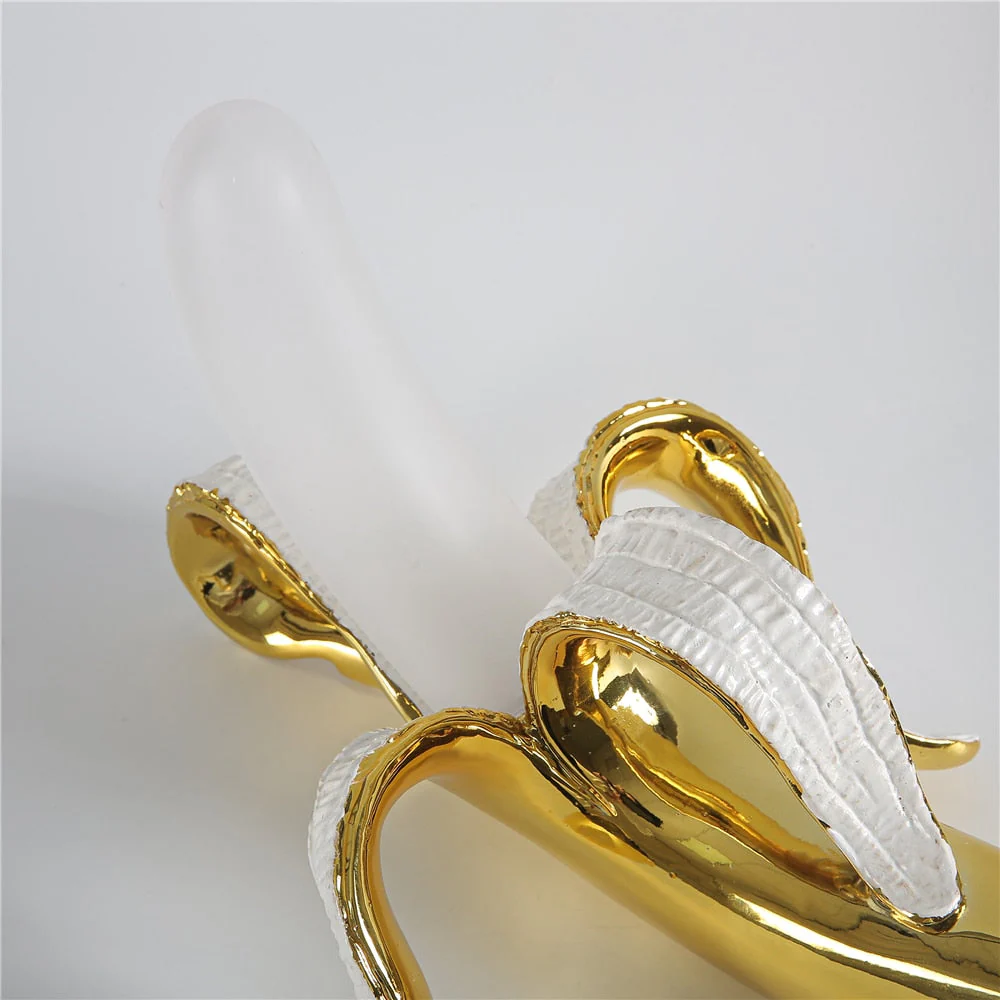HULIANFU 2026  Table Lamp Italy Banana Desk Lamp Night Lights Led Bedroom Bedside Living Room Glass Modern Home Decor Lighting Fixtures - Deanwangkt