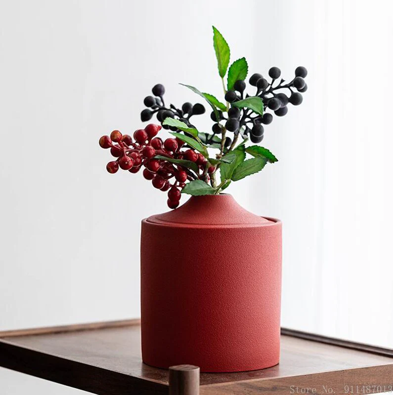 HULIANFU Stoneware ashtray with lid living room coffee table decoration Anti-ash portable ashtray Home Hotel Office Supplies/Gifts - Deanwangkt