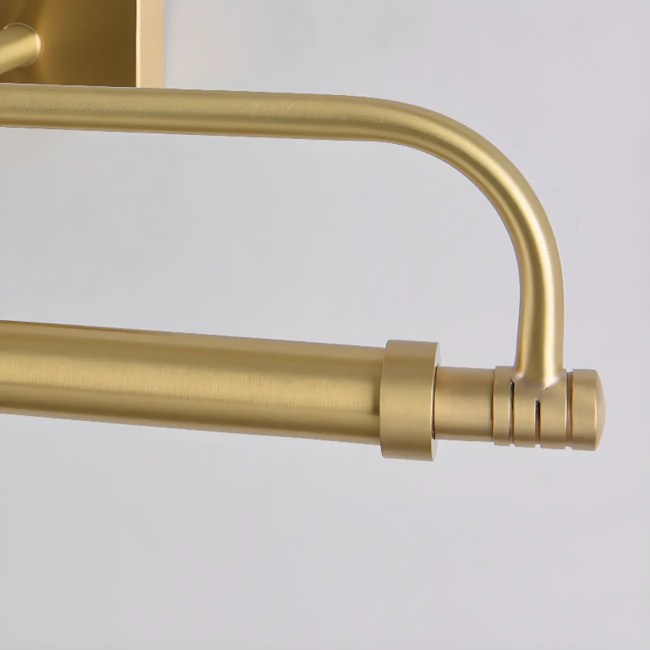 Geometric Gold Metal Vanity Light with LED