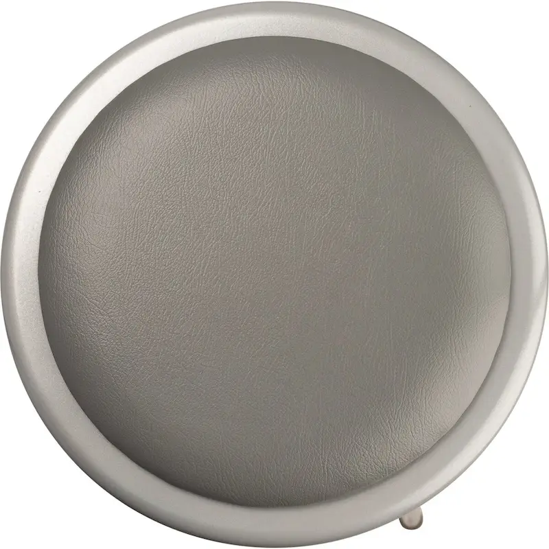 NPS 24 Heavy Duty Vinyl Padded Steel Stool, Grey