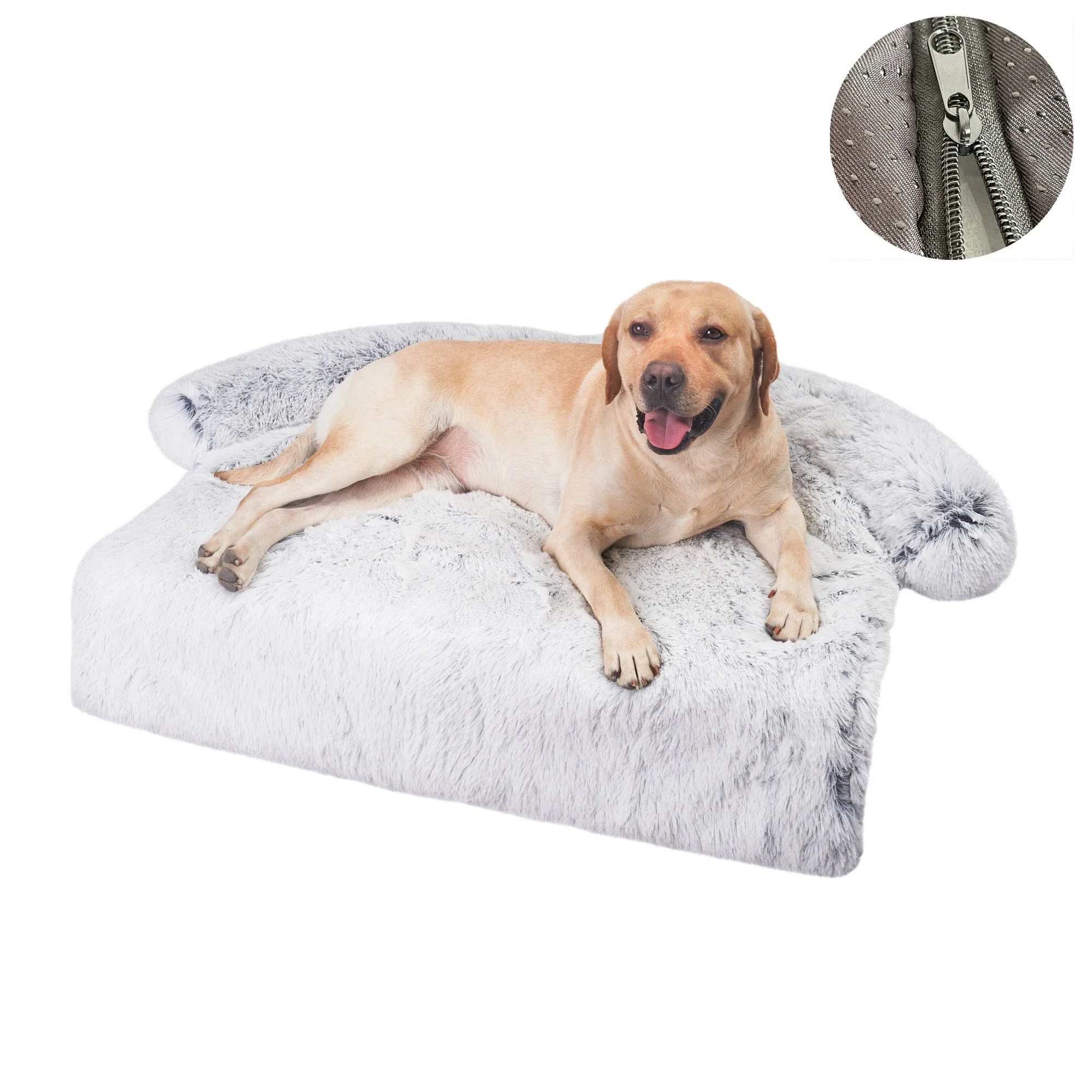 HULIANFU Washable Pet Sofa Dog Bed Calming Bed For Large Dogs Sofa Blanket Winter Warm Cat Bed Mat Couches Car Floor Furniture Protector - Deanwangkt