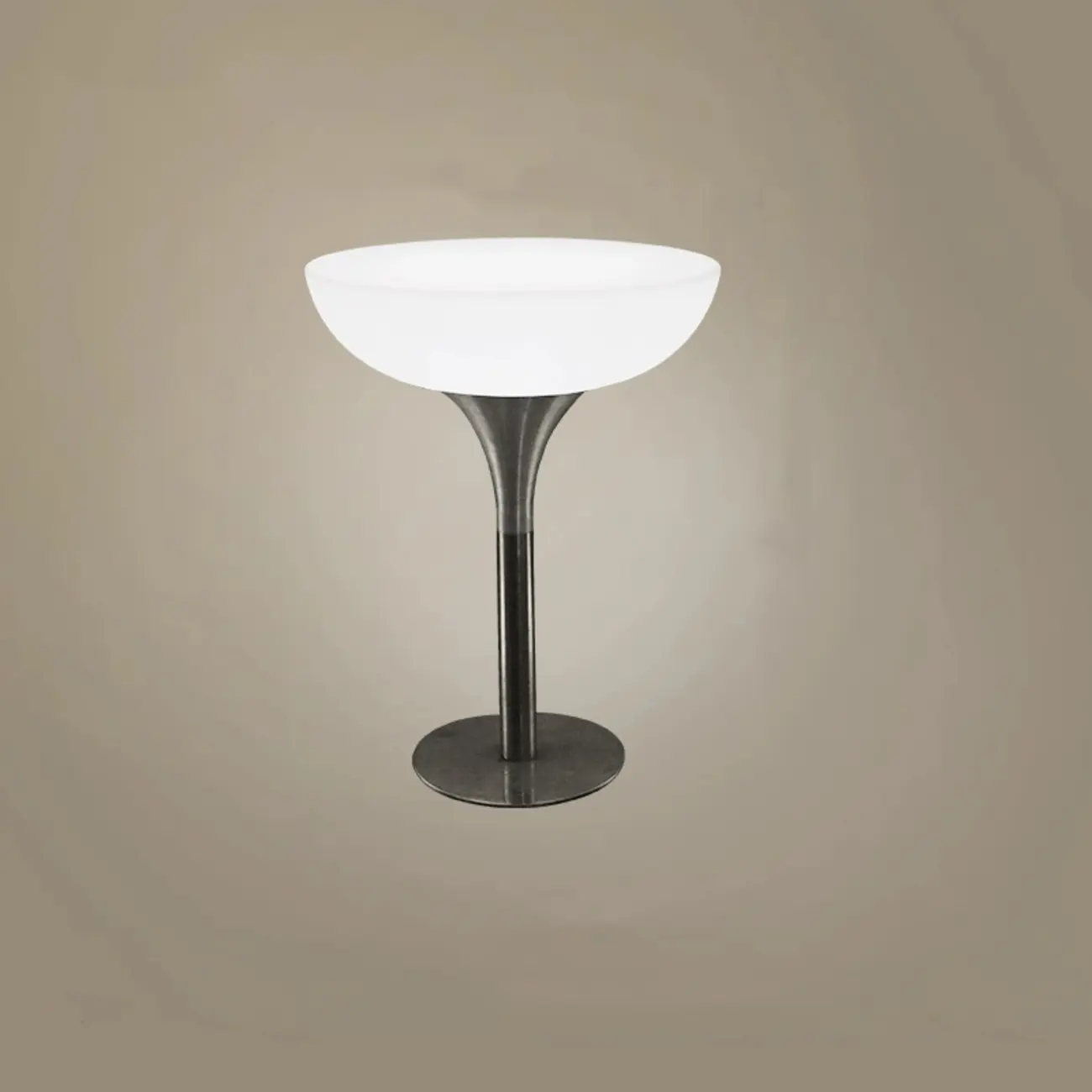 Modern Lighting White Acrylic Silver Metal Bar Tables