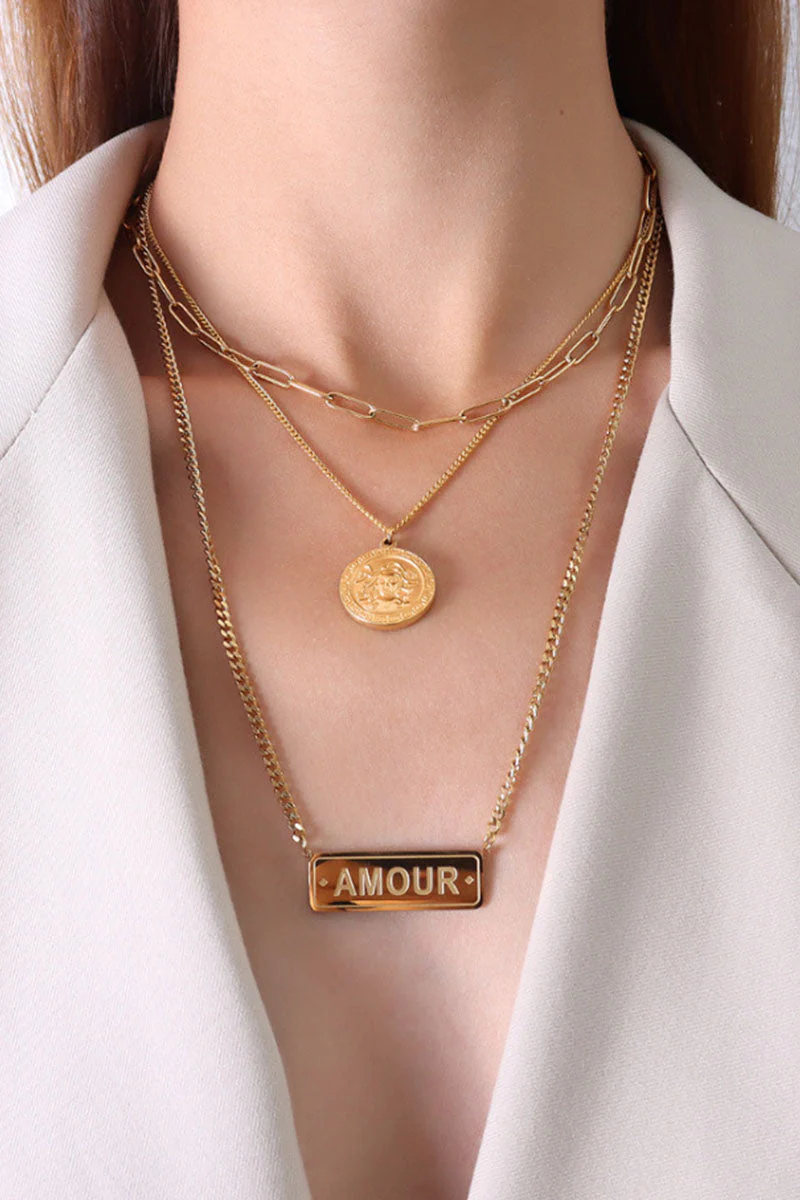 hulianfu Fashion Daily Solid Necklaces - Deanwangkt