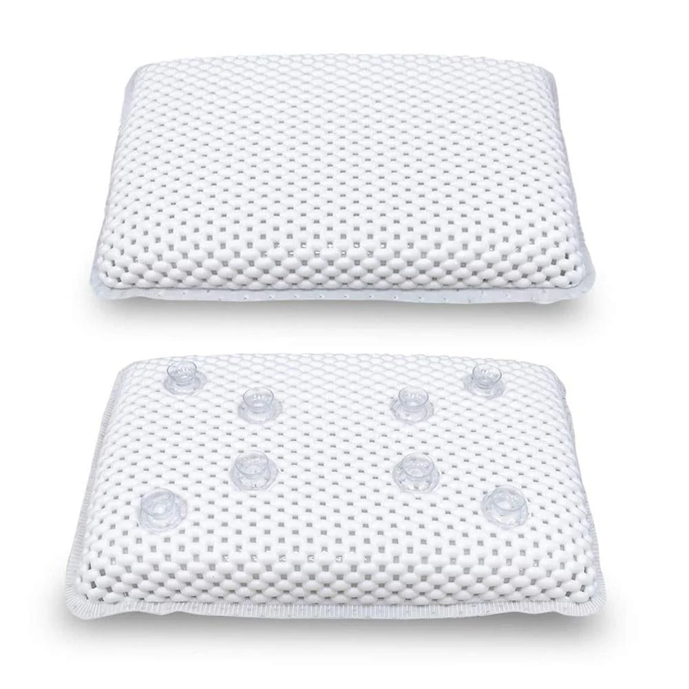 HULIANFU SPA Bath Pillow Neck and Back Support Headrest Pillow Thickened for Home Hot Tub Bathroom Cushion Accersories Bathroom Tool - Deanwangkt