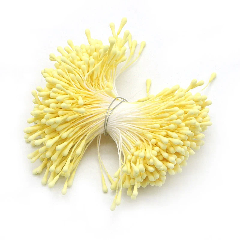HULIANFU 2026  Lucia Crafts 144/420/600/1000pcs /Lot  Flowers Stamen 2mm  DIY Artificial Flowers  Wreath For Wedding Party Home Decor  D0401 - Deanwangkt