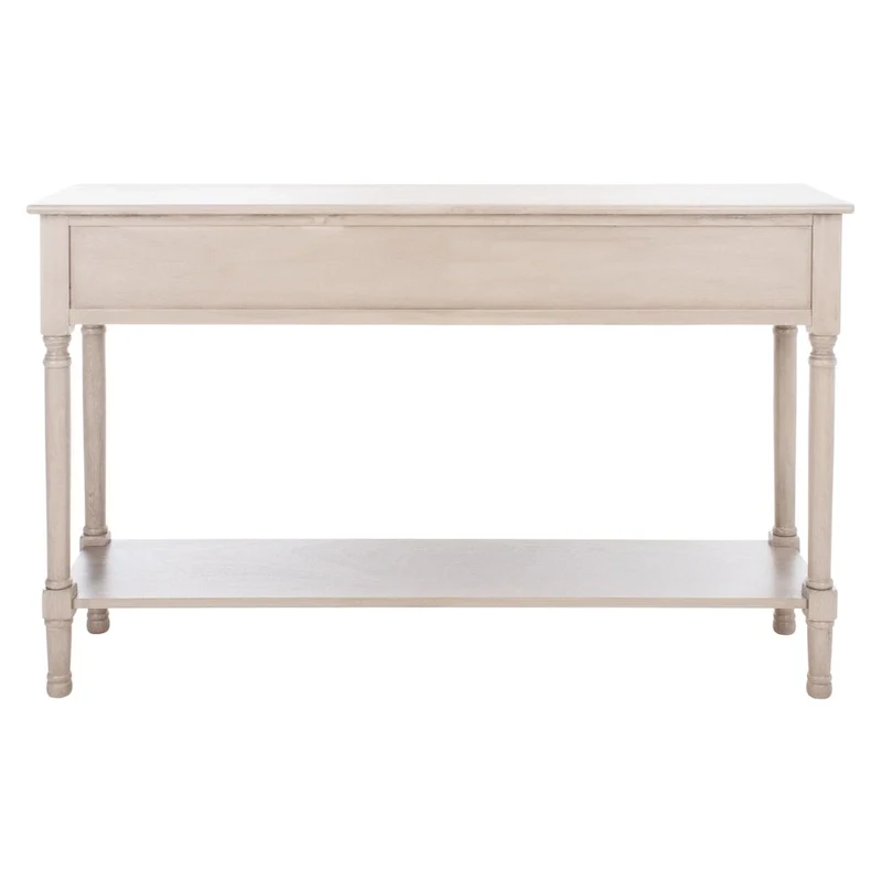 SAFAVIEH Jeanie 3-Drawer Bottom Shelf Console Table - 47.3 W x 13 L x 29.5 H - 47Wx13Dx30H