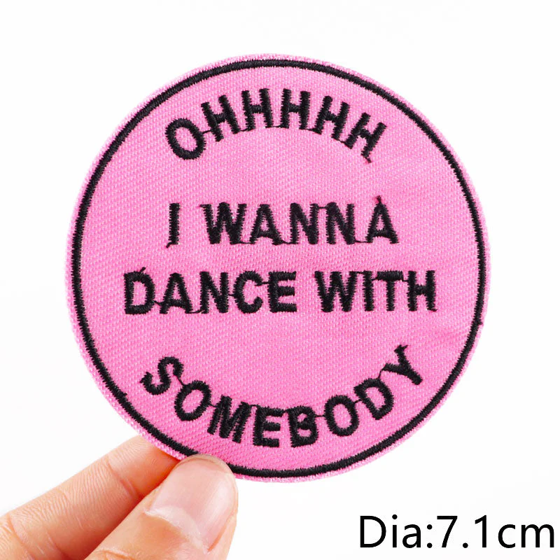 HULIANFU Van Gogh Embroidered Patches on Clothes DIY Cartoon Wave Applique Clothing Thermoadhesive Patches for Clothing DIY - Deanwangkt