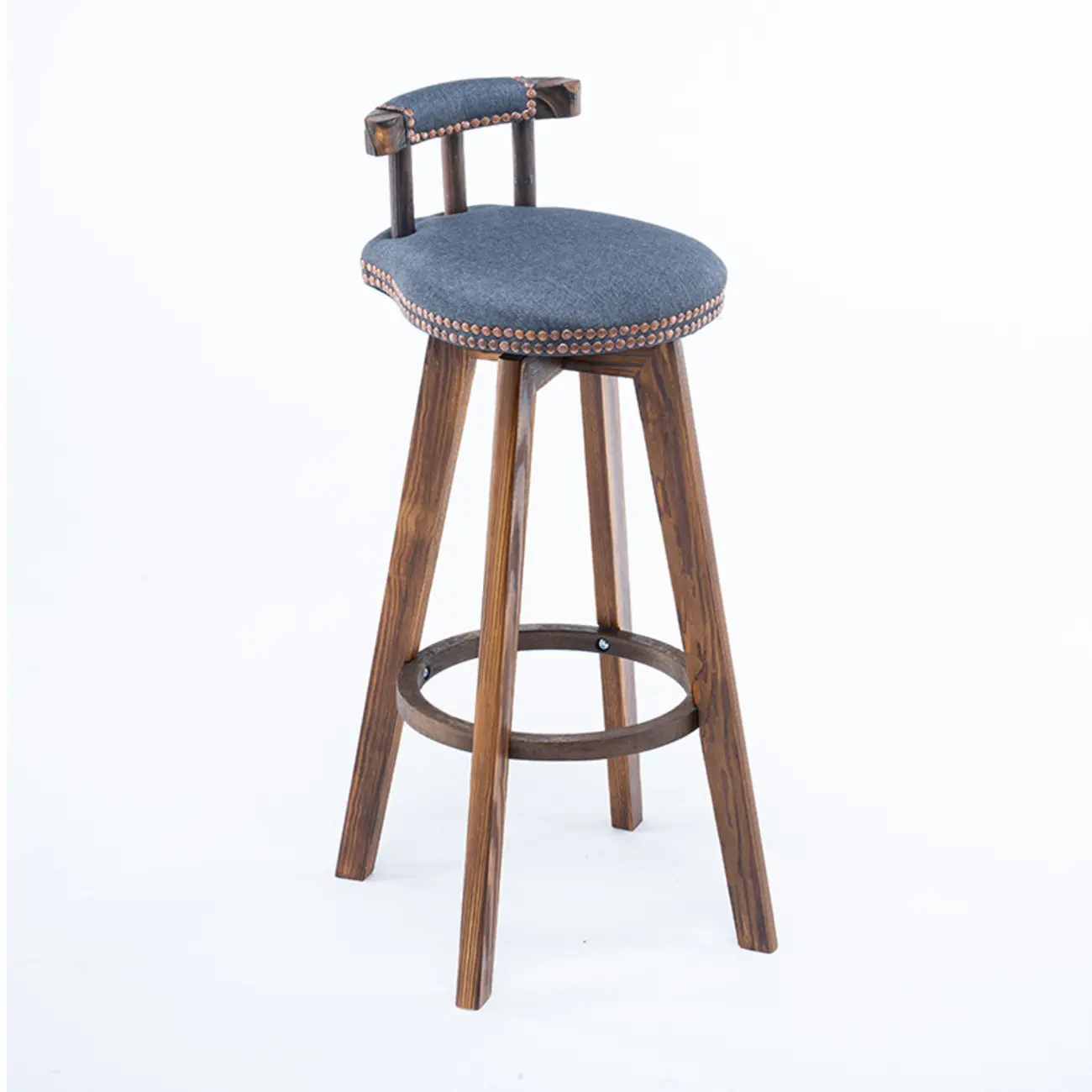 Bar Height Swivel Leather Modern Bar Stools