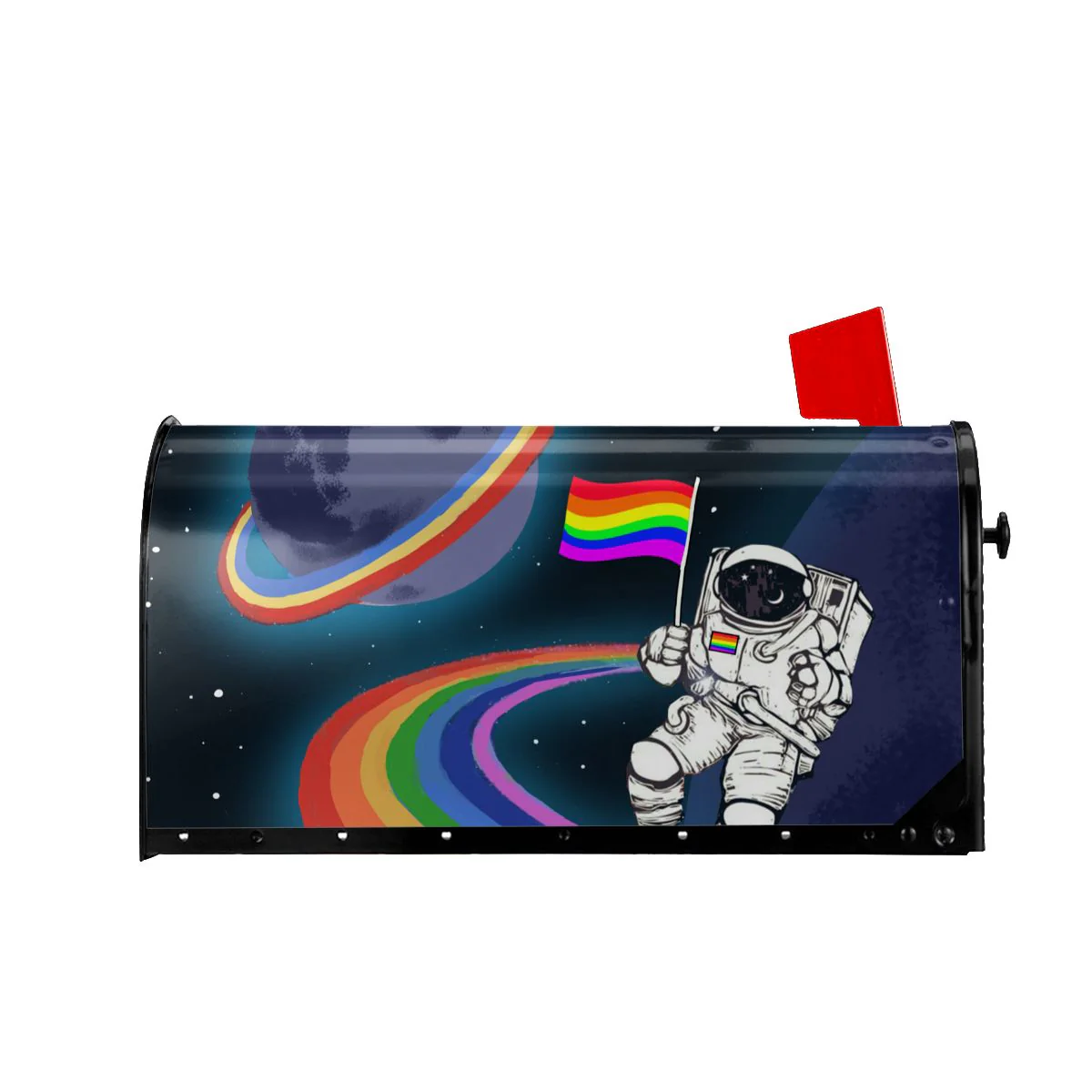 HULIANFU Rainbow Lucky Cute Cat Chinese Panda Magnetic Waterproof Sunscreen American Standard&Large Size Mailbox Protective Covers - Deanwangkt
