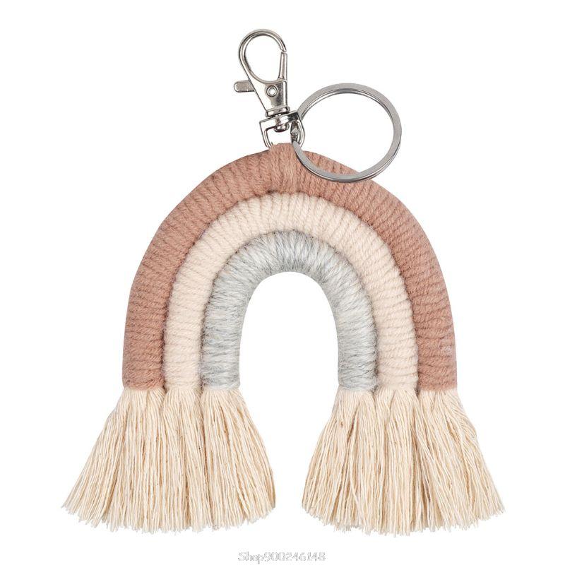 HULIANFU Nordic Cotton Rope Wooden Bead Garland with Tassel Wall Hanging Nursery Props Ornament Kids Baby Room Decor S24 20 Dropship - Deanwangkt