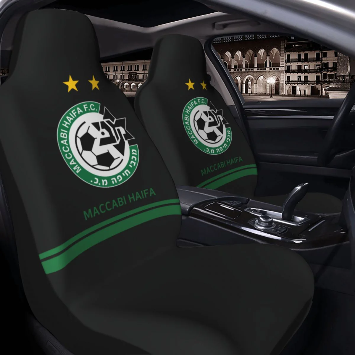 HULIANFU Maccabi Haifa FC Car Seat Cover for Cars, SUVs, Trucks, Vans, etc. - Deanwangkt