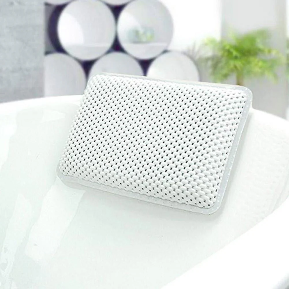 HULIANFU SPA Bath Pillow Neck and Back Support Headrest Pillow Thickened for Home Hot Tub Bathroom Cushion Accersories Bathroom Tool - Deanwangkt