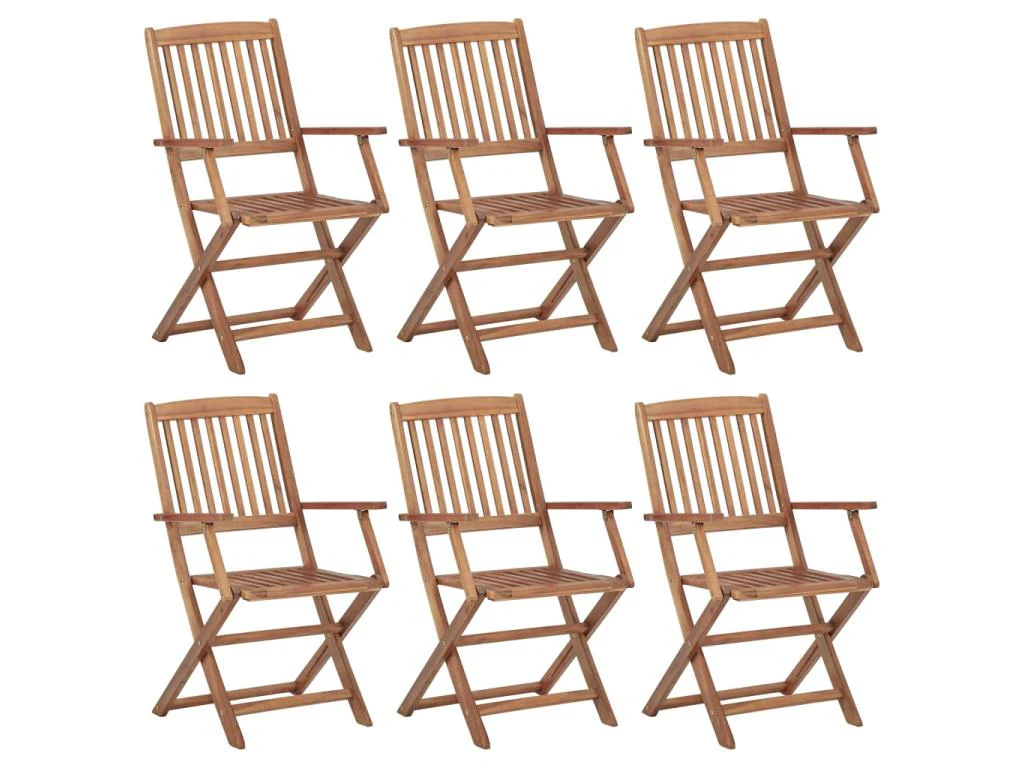 Chaises Pliables Jardin - Marron