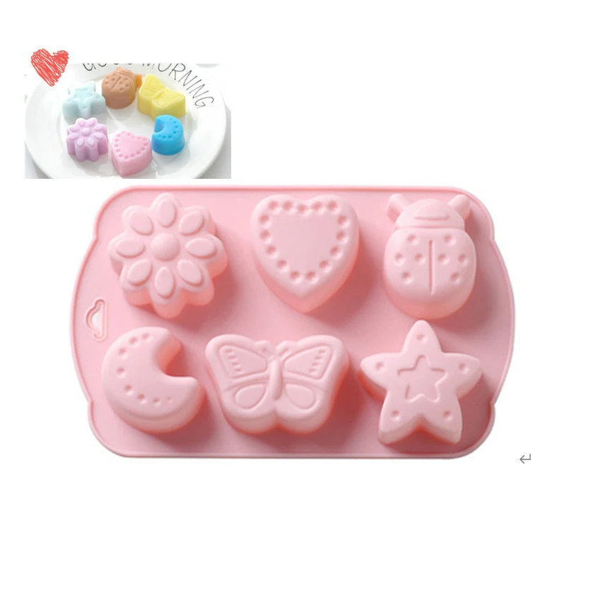 HULIANFU Silicone Molds for Soap Handmade Soap Mould Diy Round Cute Animal Fish Shape Making Soaps Candle Chocolate - Deanwangkt