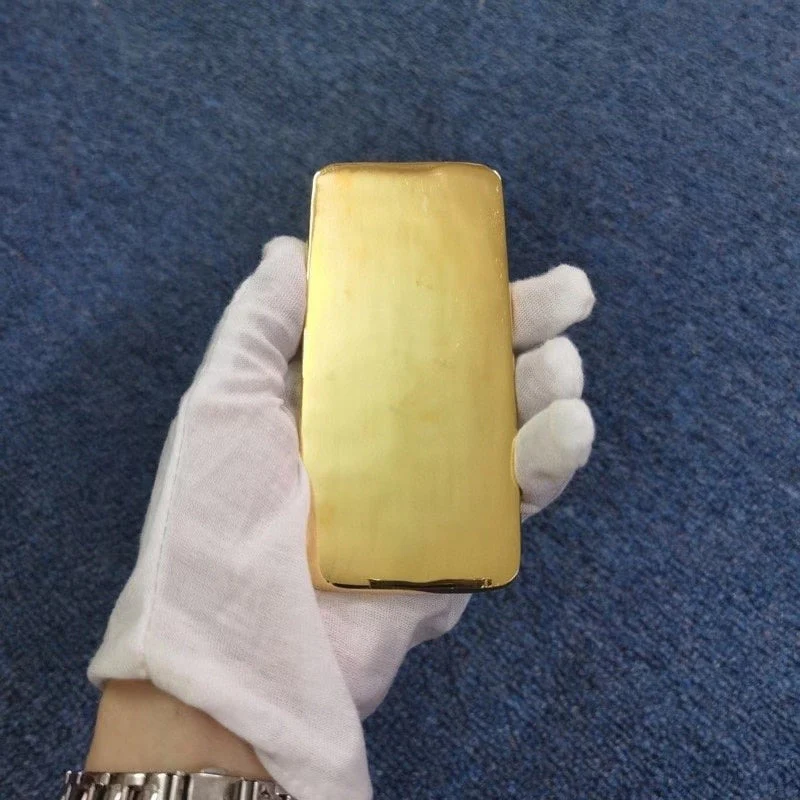 HULIANFU Suisse 1kg Gold Bullion Bar Swiss 1000g Pure Copper Inside 999 Fine Gold Plated Gold Bar Ingot Coins For Home Deco Movie Prop - Deanwangkt