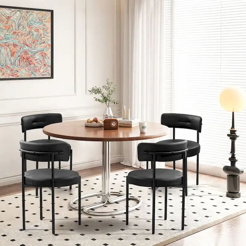 AVAWING Dining Chairs Mid-Century Modern Kitchen Chairs Set of 4