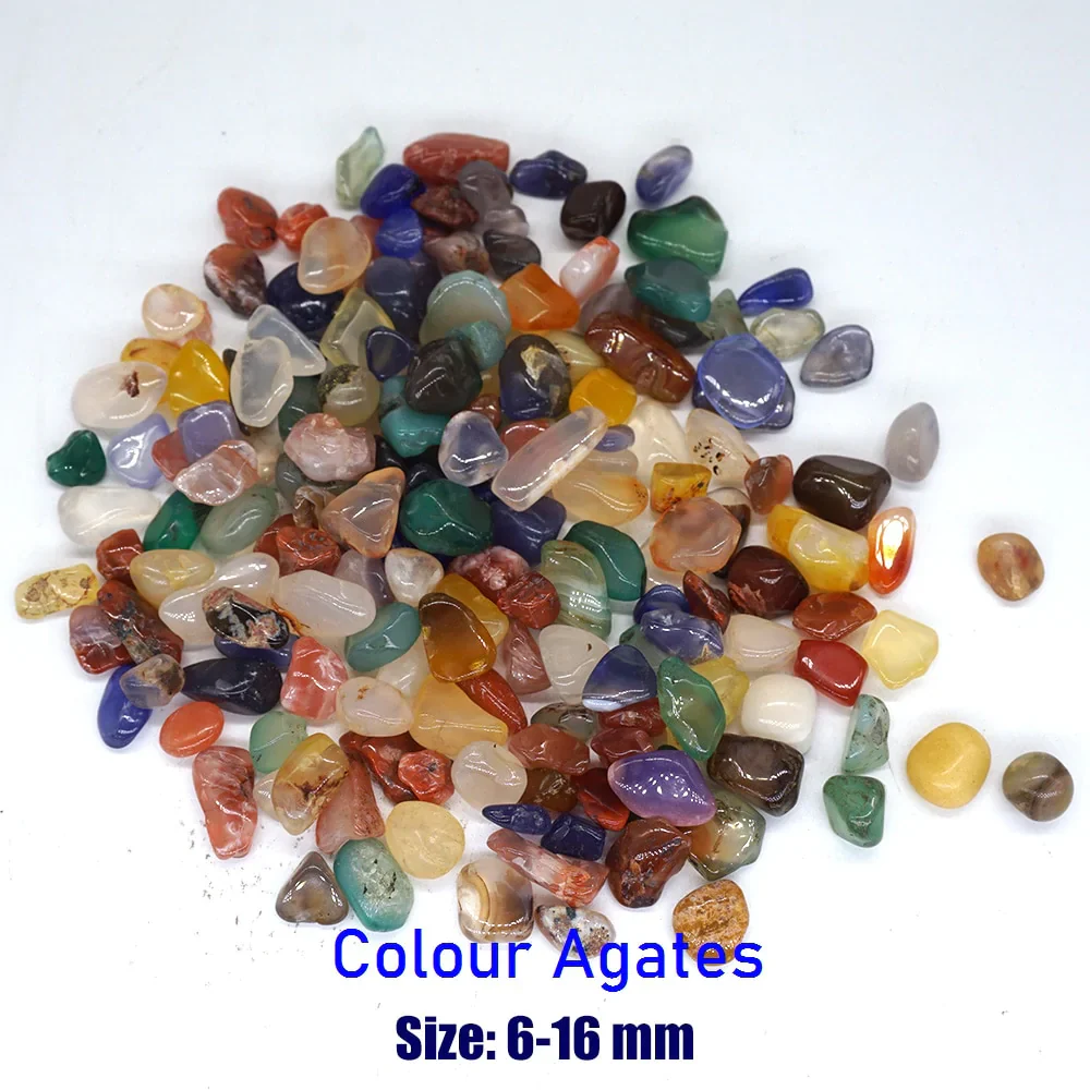 HULIANFU Natural Stones Gravel Crystals Chip Quartz Ore Minerals Reiki Healing Tumbled Agates Specimen Gemstones Home Aquarium Decoration - Deanwangkt
