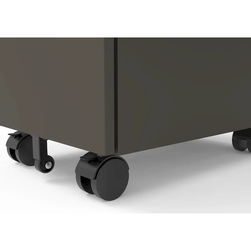 Owen Urban Metal Matte Lockable 3-Drawer Mobile File Cabinet by Furniture of America