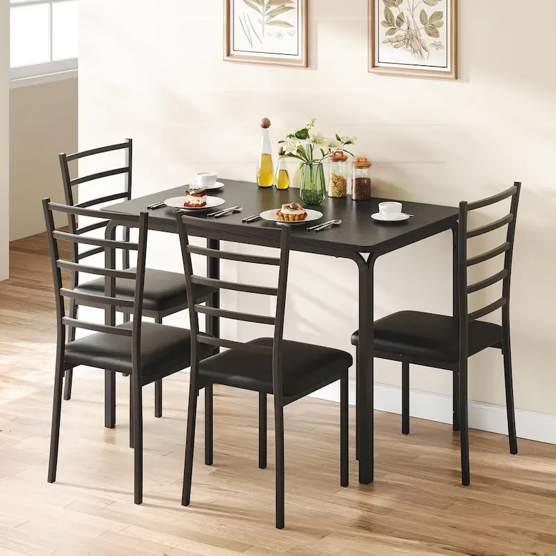 5 Piece Dining Table Set for 4
