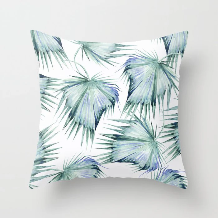 HULIANFU Super Hot Hipster Light Blue Green Mint Cushion Cases Modern Geometry Print Boho Decorative Pillowcase Sofa Couch Throw Pillows - Deanwangkt