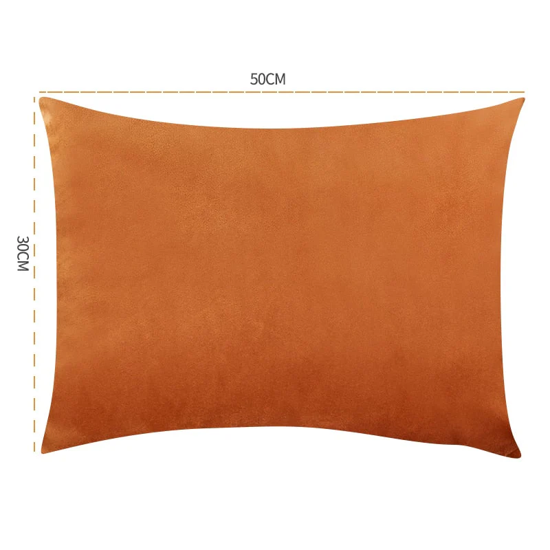 HULIANFU Super Soft Cushion Cover Velvet Pillow Cover For Sofa Living Room Housse De Coussin 30x50cm Decorative Pillows Nordic Decoration - Deanwangkt