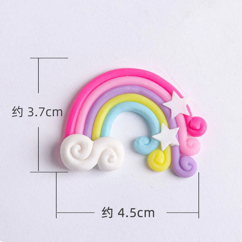 HULIANFU Soft Clay Number Balloon Cake Birthday Topper 1st Birthday Party Decorations Kids Baby Shower Girl  Happy Birthday Cake Topper - Deanwangkt