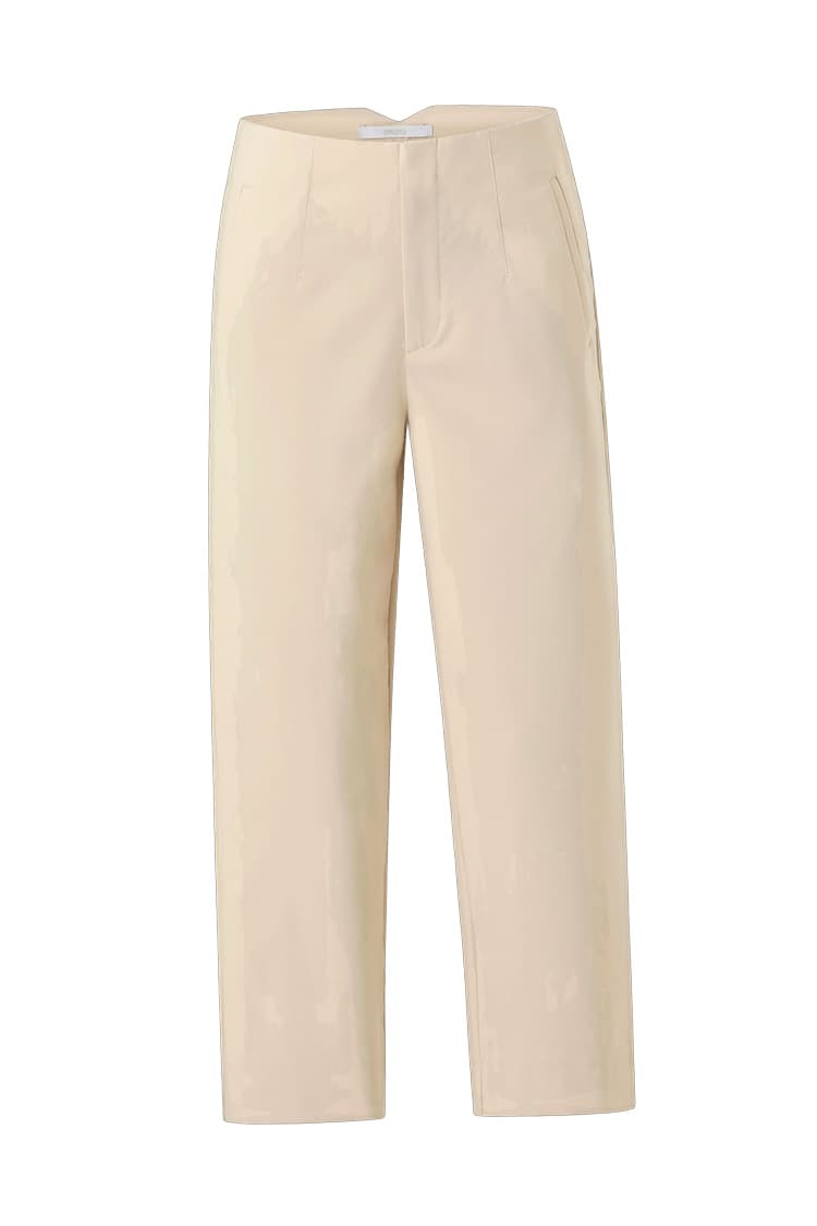 Angels Damen Linn Relaxed Fit Hose aus heller Baumwoll-Leinen-Mischung mit lässigem geradem Bein