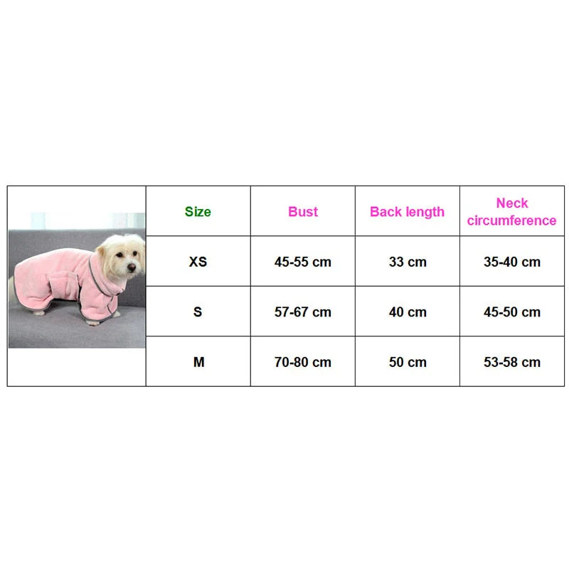 HULIANFU Pet Absorbent Towel Dog Bathrobe Xs-M Pet Dog Bath Towel For Small Medium Large Dogs Microfiber Super Absorbent Pet Drying Towel - Deanwangkt