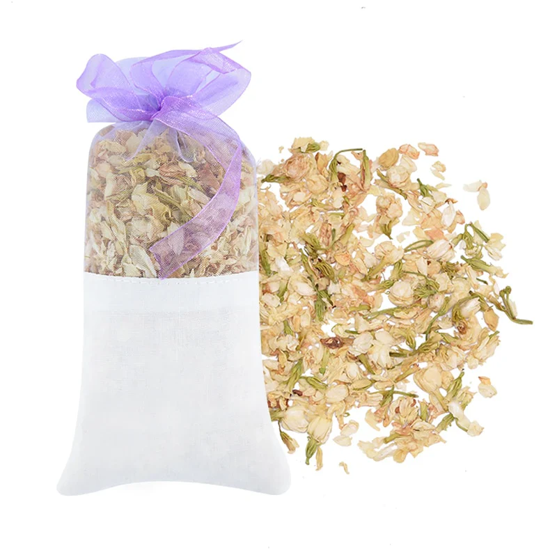 HULIANFU Natural Dried Flowers Sachet Bag Rose Jasmine Rosemary Lavender Bud Dry Flower Household Wardrobe Aromatherapy Car Air Freshener - Deanwangkt