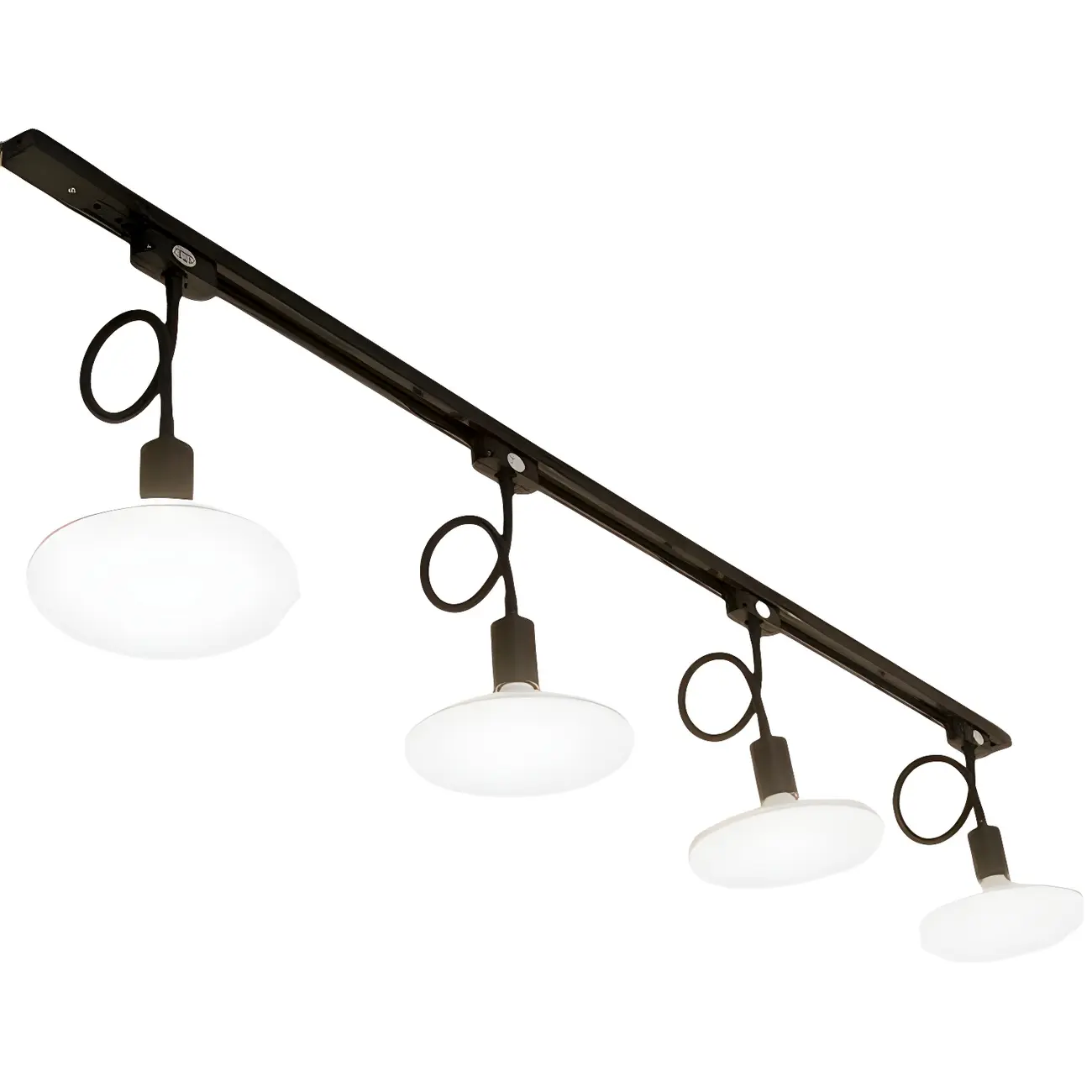 5-Light Modern LED Track Lighting with Adjustable Head