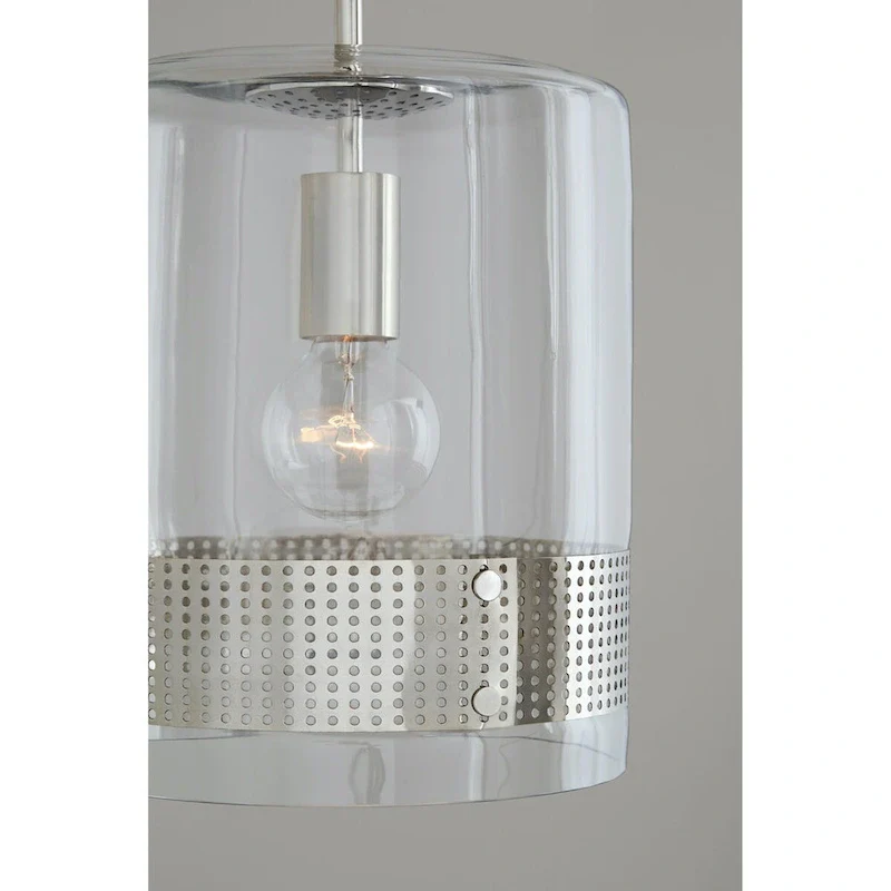 Marion 1-light Hanging Pendant w/ Clear Glass