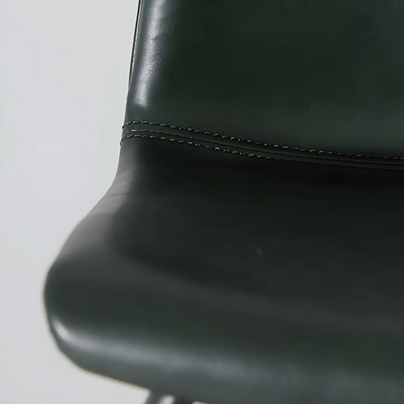 Brown Saddle Metal Frame Leather Counter Stools with Backs