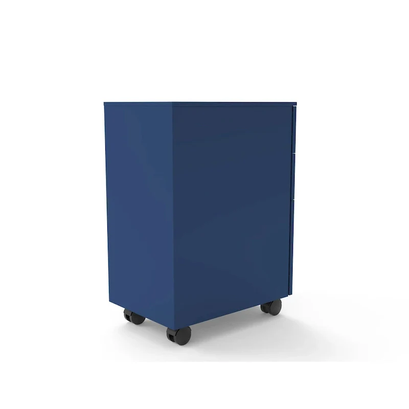 Owen Urban Metal Matte Lockable 3-Drawer Mobile File Cabinet by Furniture of America