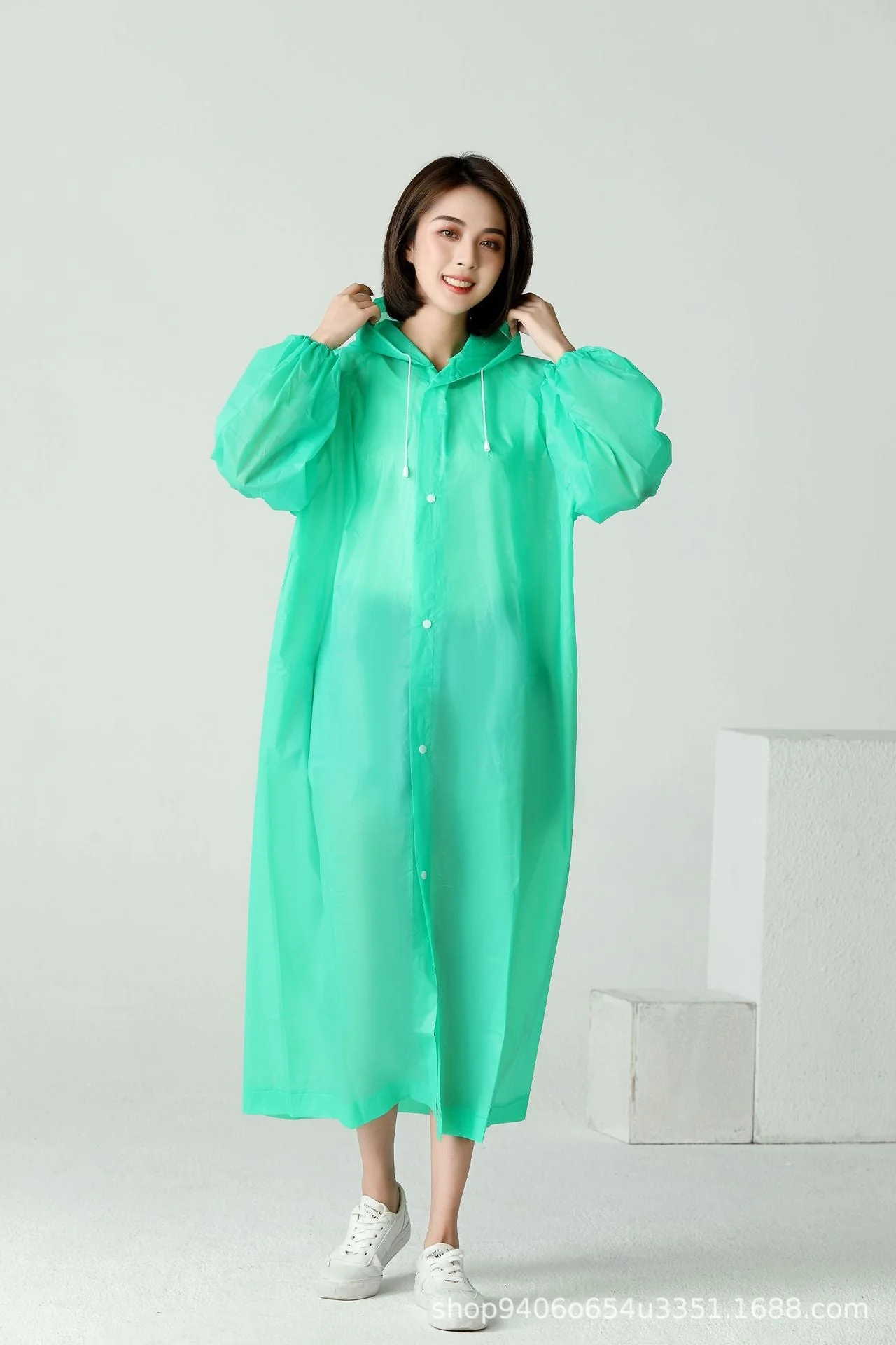 HULIANFU Reusable Thicken Women Men Rain Coat Waterproof Jacket Poncho Cloak Hood Hoodie Suit Raincoat For Tourism Fishing Cycling Hiking - Deanwangkt