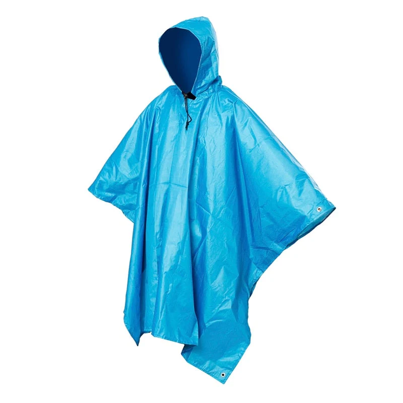 HULIANFU Portable Multifunctional 3 In 1 Rain Coat Hiking Camping Raincoat Poncho Mat Awning Durable Outdoor Activity Rain Gear Supplie - Deanwangkt