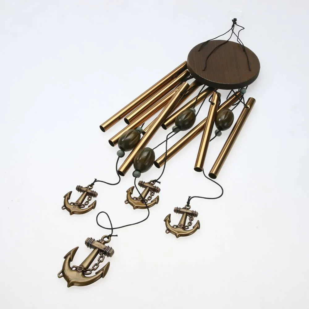 HULIANFU Outdoor Living Wind Chimes Yard Garden Tubes Bells Copper Antique Windchime Wall Hanging Home Decor Decoration wind chimes - Deanwangkt