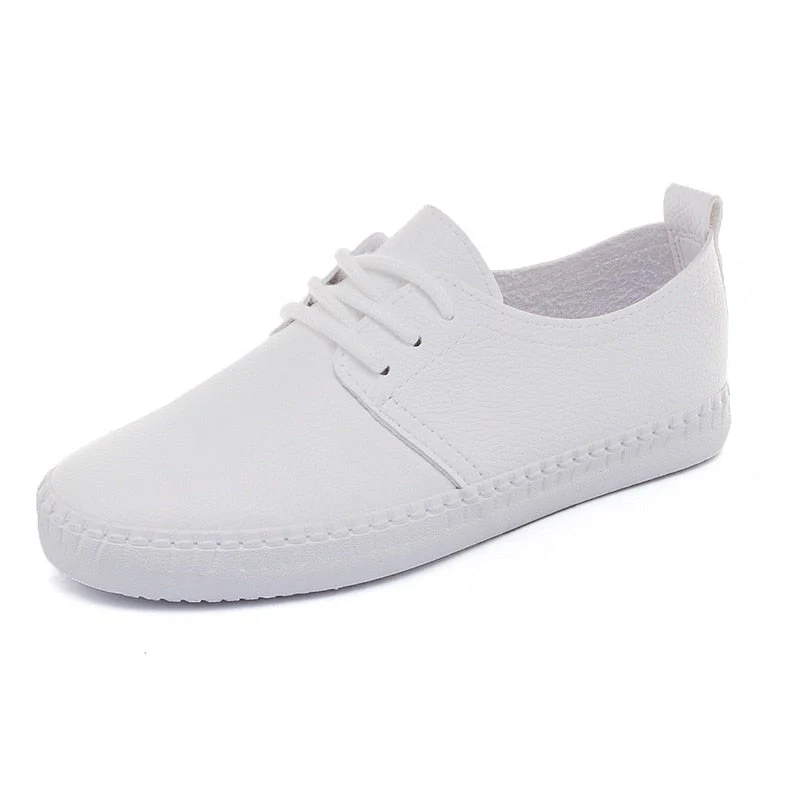 Women Shoes Summer New White Sneakers For Women Comfortable Soft Solid Color Simple Women Casual White Shoes Sneakers - Deanwangkt