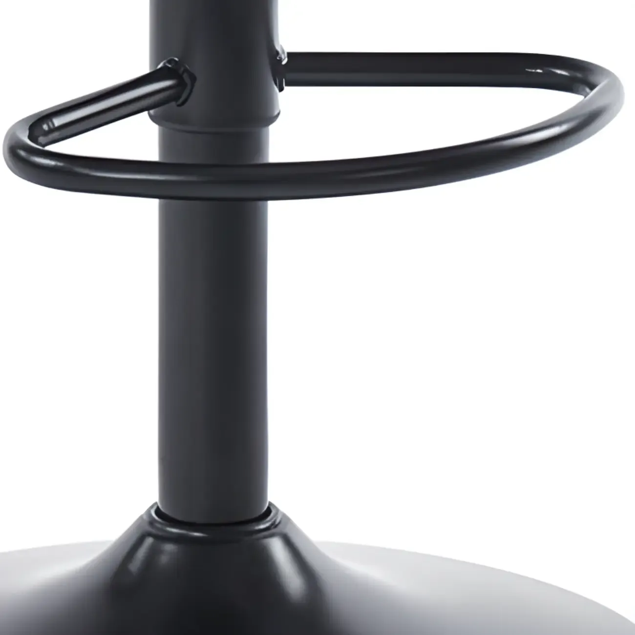 Chic Leather Tufted Swivel Adjustable Bar Stool