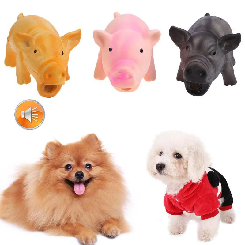 HULIANFU Pets Dog Toys Screaming Chicken Squeeze Sound Toy Dog Squeaker Chew Training Pet Products Resistant Pig Puppies Small Dogs Toys - Deanwangkt