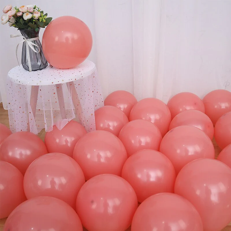 HULIANFU Latex Balloons 10 inch Large Helium Party Balloons for Wedding Birthday Party Supplies Ceremony Decorations 30/50/100 pcs - Deanwangkt
