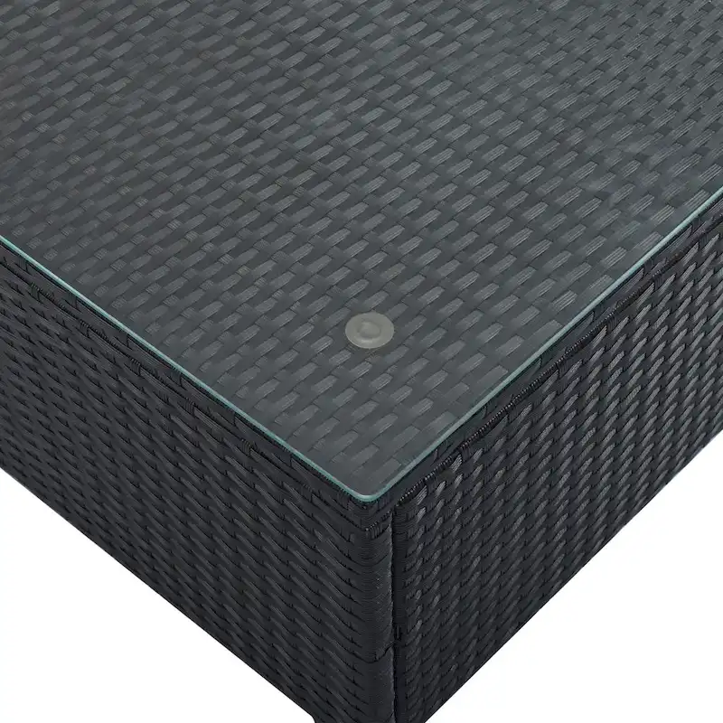 8-Piece Wicker Modular Sectional Sofa Set with Coffee Table