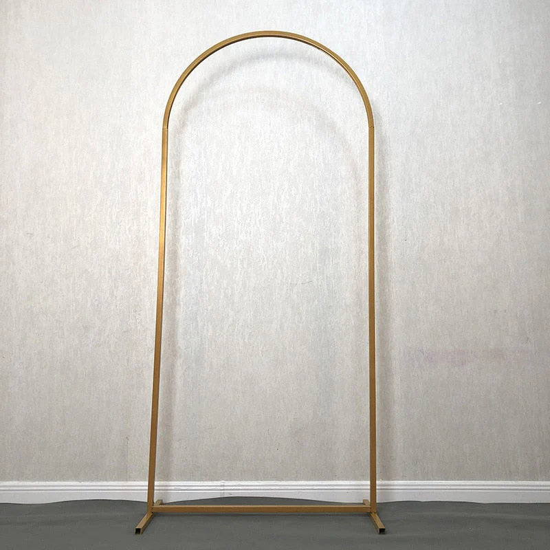 HULIANFU Wedding Arch Wrought Iron Flower Frame Stand Balloon Stand Wedding Arrangement Backdrop Props Stage Decoration Balloon Bow Kit - Deanwangkt