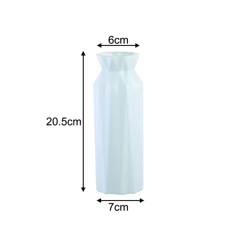 HULIANFU Modern vases decoration home Nordic Style Flower Arrangement Living Room Origami flower pot for interior - Deanwangkt